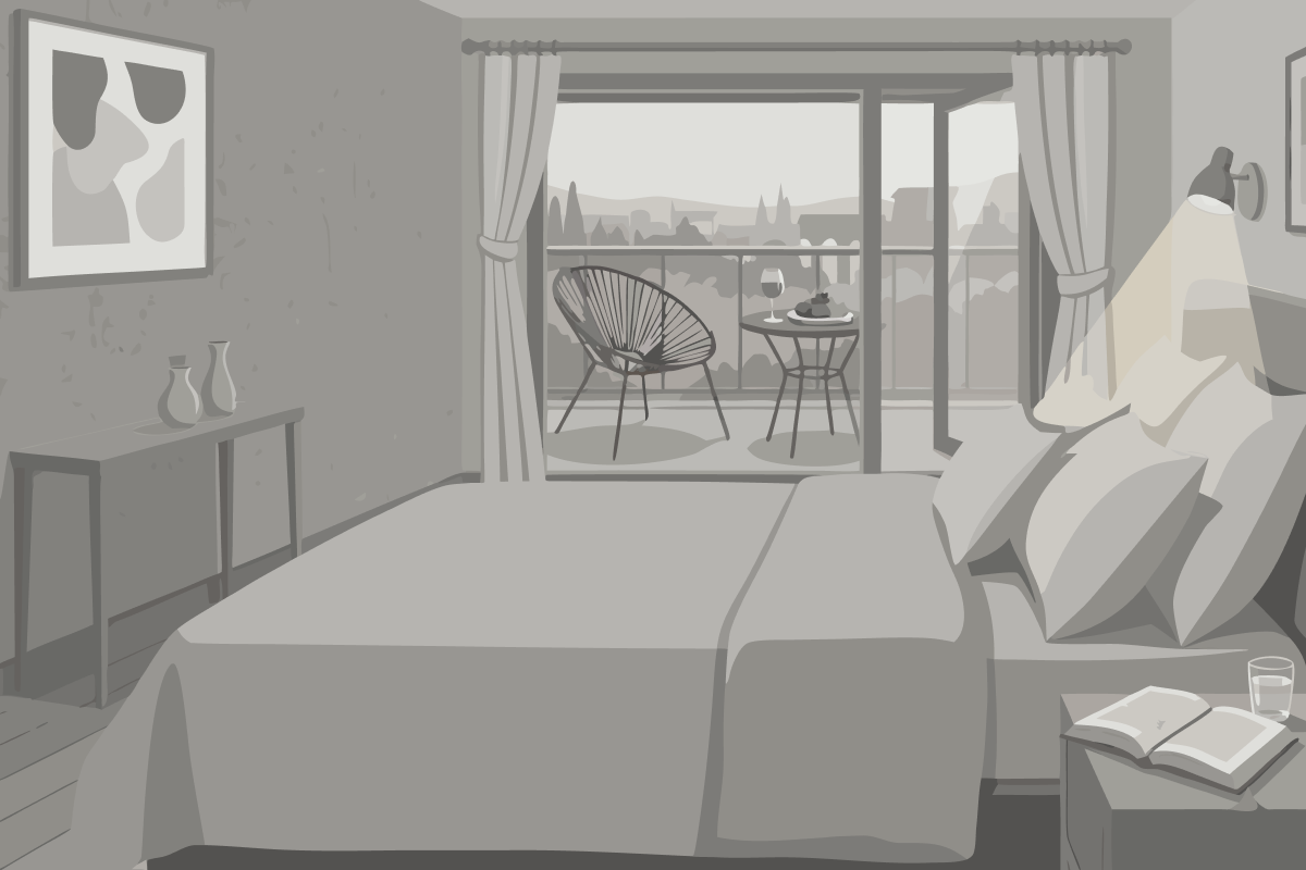 Suite mit Balkon